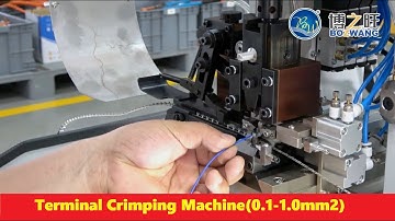 BZW-2T-E Ultra Silent Wire stripping,Terminal Crimping Machine +Pressure Monitoring（0.1-1.0mm2）