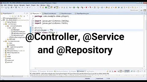 13 Using RestController, Service and Repository