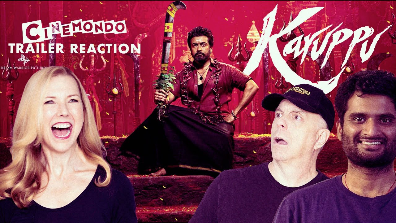 Karuppu Teaser Trailer Reaction! Tamil | Suriya and Trisha! Yogi Babu! Cinemondo!