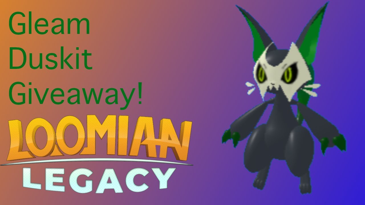 Alpha Gleaming Duskit Giveaway! | Roblox Loomian Legacy