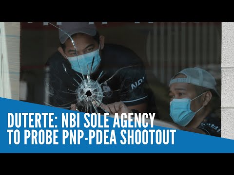 Duterte: NBI sole agency to probe PNP-PDEA shootout