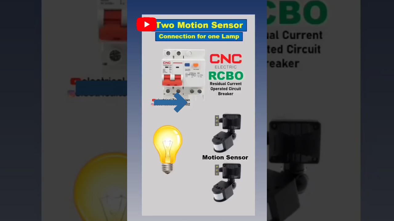 Two Motion Sensor Connection For One Lamp  