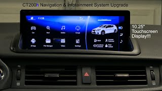 CT200h Navigation and Infotainment System Upgrade screenshot 3