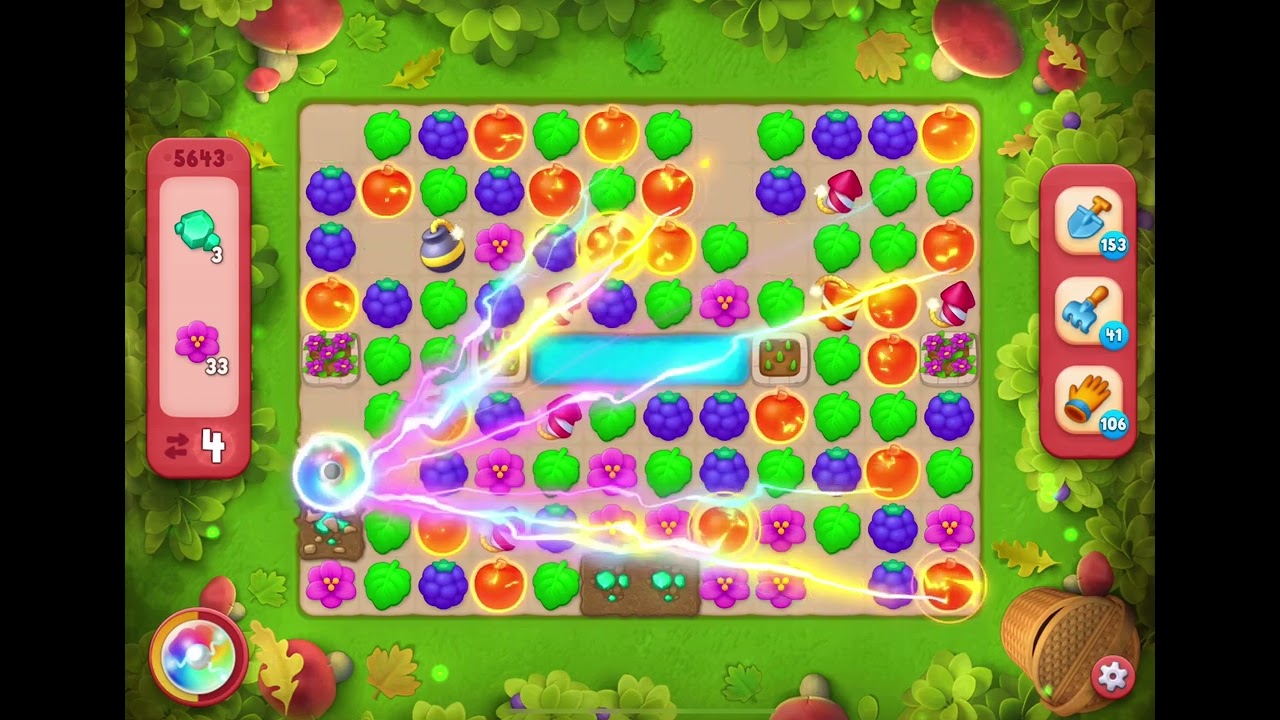 GardenScapes Level 5643 no boosters