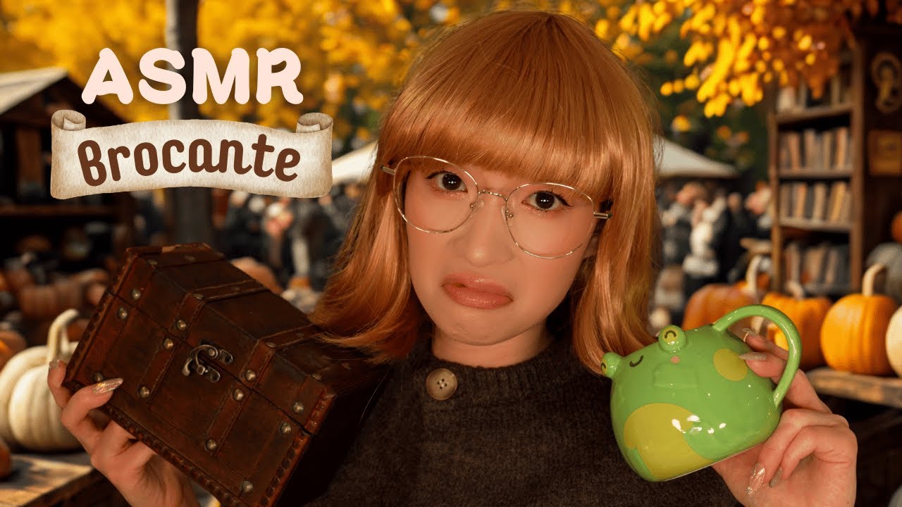 ASMR Brocante 2 📦 Retour de Liliane, la cliente qui inspecte tous les objets… (roleplay) 👩🏻‍🦰