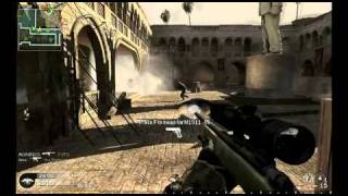 Showdown quick scoping / sniping on cod 4 pc