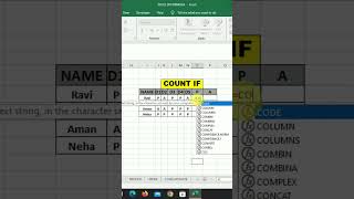 Count Attendance in Excel with ONE Formula! 🤯 #ShortsDESCRIPTION: