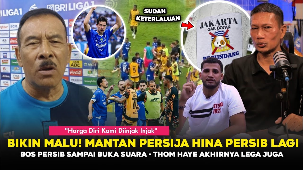 BENAR² BIKIN MALU❗Hina Persib hingga Buat Bobotoh Murka😱Umuh buka suara,pelaku Thom Haye klarifikasi