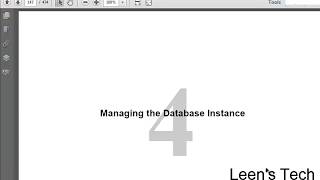 Oracle DBA 11g Tutorial in Bangla: Lesson#4 Part#3 Managing the Database Instance Managing Oracle Database Instance Part Iii