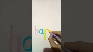 💕 Happy Birthday DIY Card 🎊🎊Doms brush pen calligraphy 💫#youtubeshort #viral #short