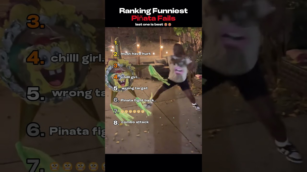 Ranking Funniest Piñata Fails 