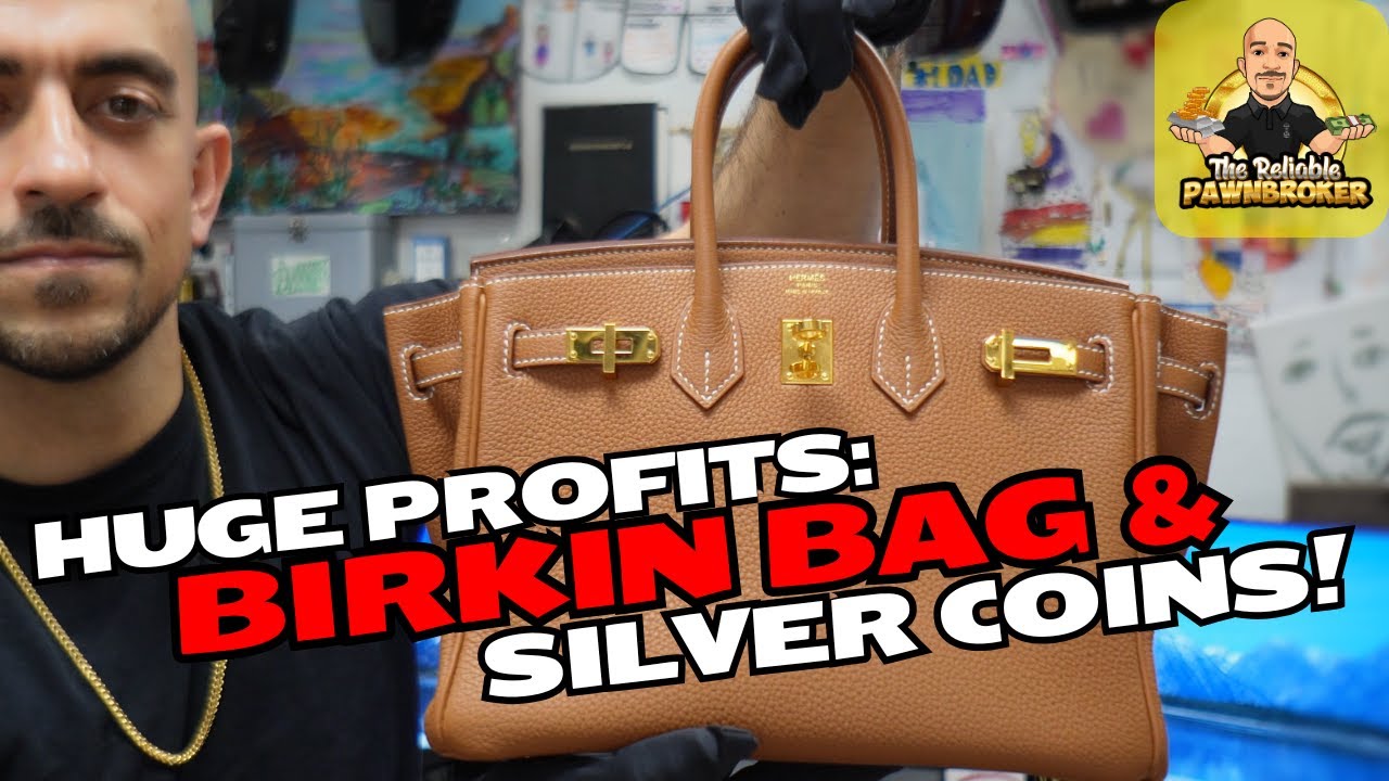 RARE EXPENSIVE BIRKIN 25 HANDBAG, LARGE SILVER PROFIT, LADY INQUIRING SILVER, GAS AND FOOD MONEY!
