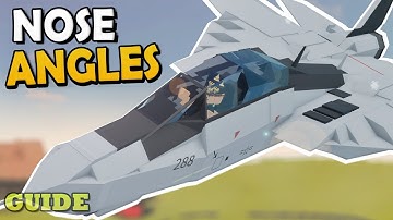 How to Make Custom Nose Angles | Plane Crazy - Guide