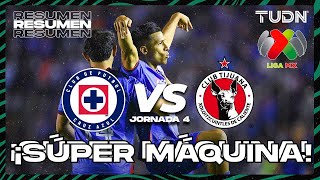 Resumen y gol | Cruz Azul vs Tijuana | Liga Mx - CL2024 J4 | TUDN