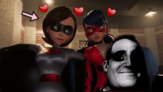 Este C Hace Animaciones Muy Extrañas De Ladybug Con Elastigirl