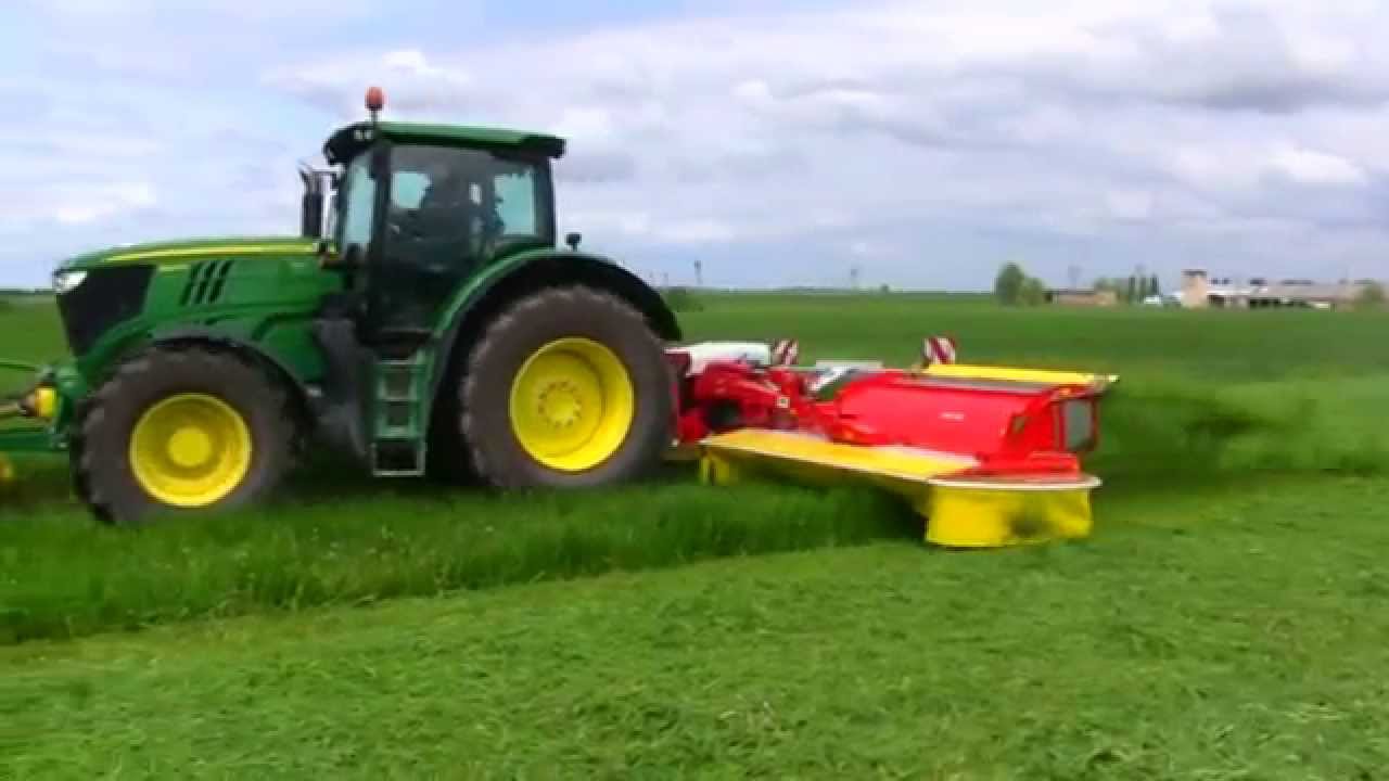 Uruchomienie zestawu kosiarek Pottinger novacat x8 z kondycjonerem.