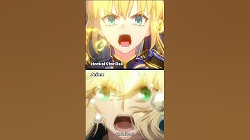 Comparing the HSR Saber Animation with the Anime