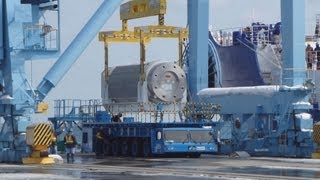 高レベル廃棄物が青森到着 ３電力の英国委託分