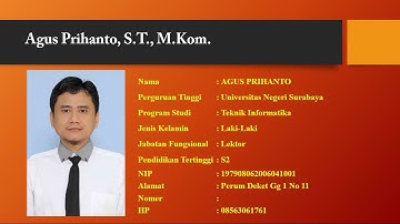 Dosen dan Karyawan Jurusan Teknik Informatika Unesa 2018