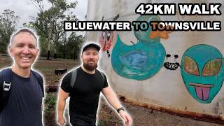 Diesel tanks and mountain summits on a 42km walk from Bluewater to Townsville