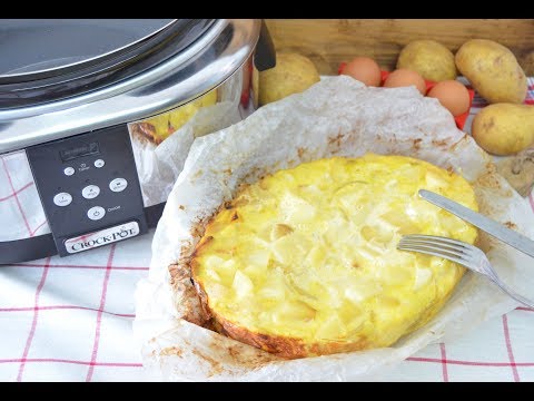 Video: Tortilla En Olla De Cocción Lenta