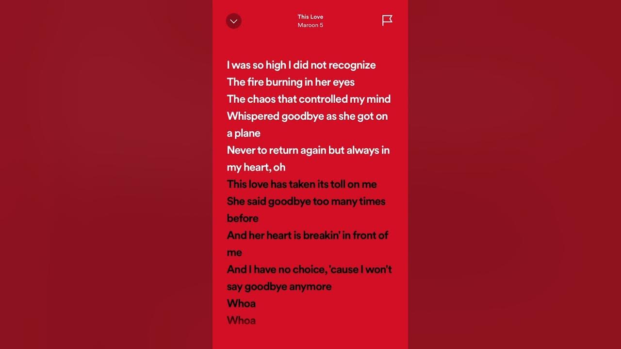 Maroon 5 - This Love #hits #lyric #trending #lyrics #viralhits #maroon5 #tiktok #music