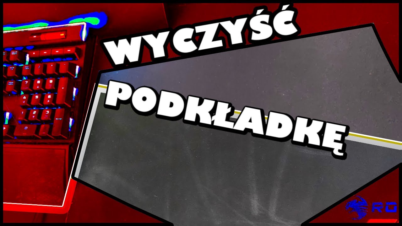 Jak wyczyścić podkładkę pod mysz - SZYBKO!