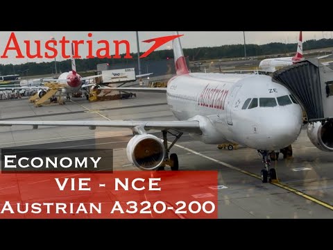 Flight report || Vienna (VIE) to Nice (NCE) Austrian Airlines Economy Class A320-200