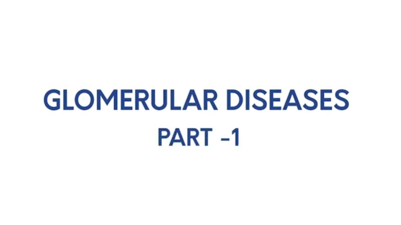 USMLE | Glomerular Diseases Part 1 | Dr. Bhatia Videos | DBMCI |