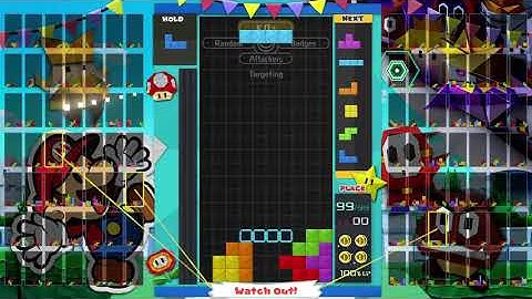 i did an all clear in tetris 99 CPU battle!!!