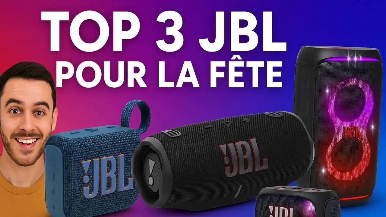 Meilleure Enceinte JBL pour faire la fête (2025) | TOP 3 Bluetooth