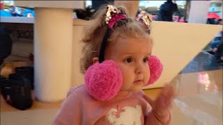 Cute Baby Dea Wearing Big Ear Muffs - Funniest Home Videos @GinaFamily