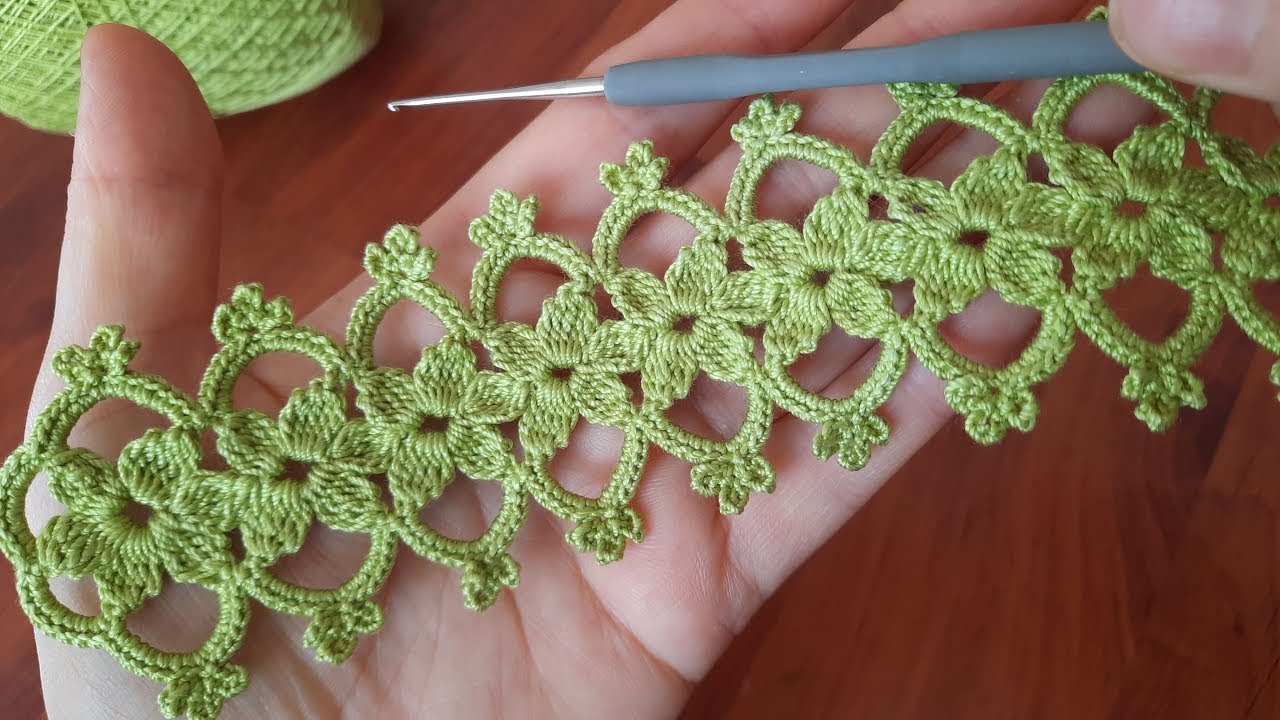 WOW! Super Easy & Elegant Crochet Flower Lace Border 🌸 | Beginner Filet Pattern