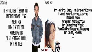 Sugar - Maroon 5 VS J.Fla(With Lyrics)