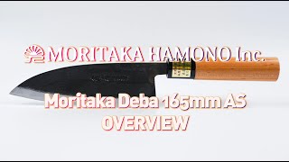 Moritaka As Deba 165Mm Fish Meat Japanese Kitchen Knife - Showcase