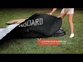 Day bag for hard paddle board sup