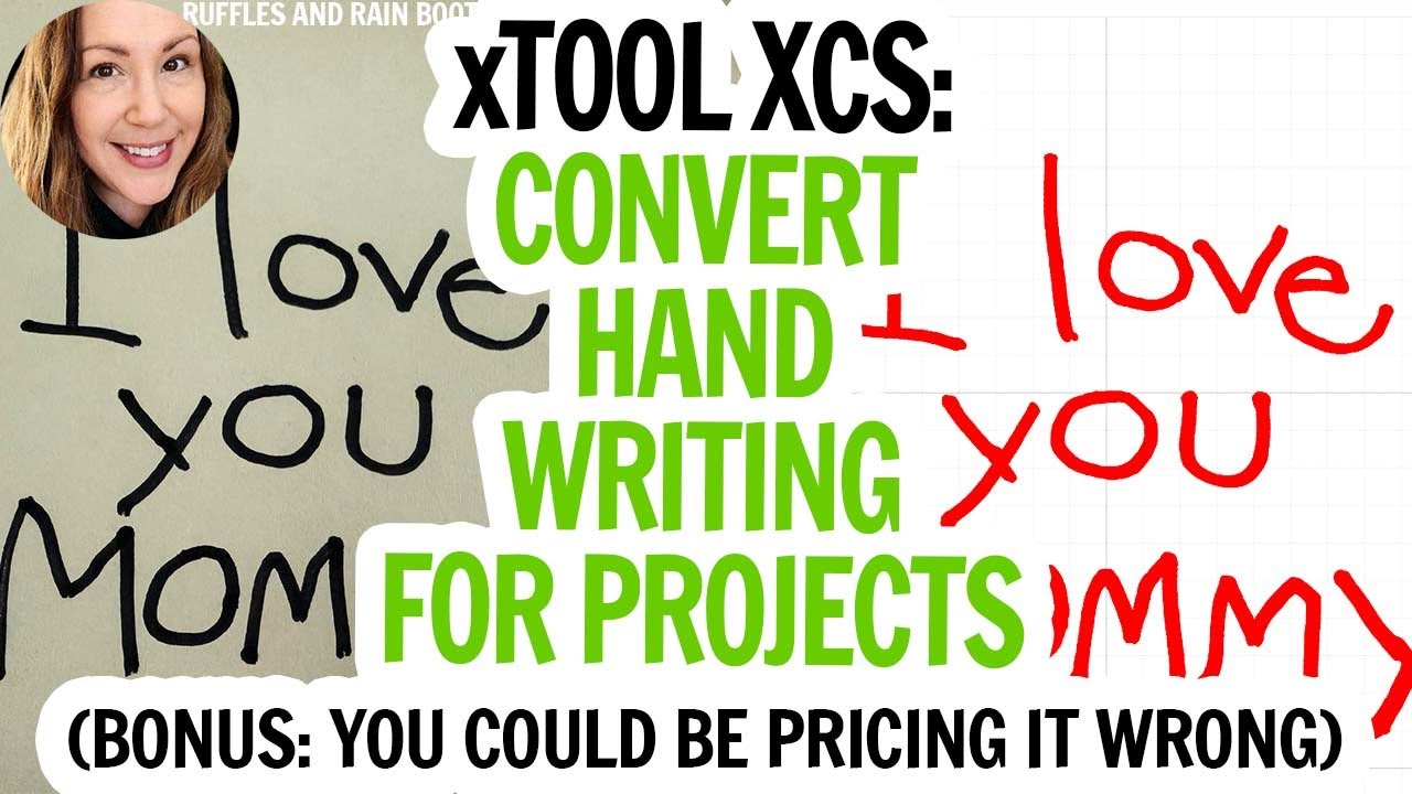 xTool XCS and xTool Studio How to Convert Handwriting to Text for Laser Engraving and Laser Cutting