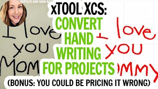 xTool XCS and xTool Studio How to Convert Handwriting to Text for Laser Engraving and Laser Cutting xTool XCS and xTool Studio How to Convert Handwriting to Text for Laser Engraving and Laser Cutting