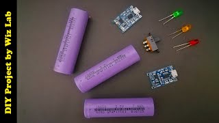 How to Make Rechargeable Li-Ion Battery | DIY rechargeable battery | DIY Project by Wiz Lab