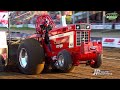 Tractor Pulling 2024: Super Farm Tractors pulling in Mt. Sterling, IL at the Brown County Fair