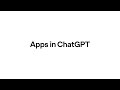 Apps in ChatGPT