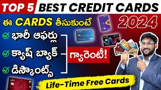 Top 5 Best Credit Cards in India 2024 | Offers, Cashback and Discounts| Best Credit Cards in Telugu screenshot 5