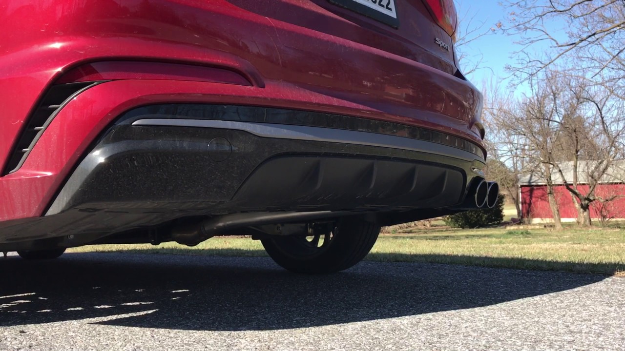 2017 Hyundai Elantra Sport Exhaust Muffler Delete YouTube