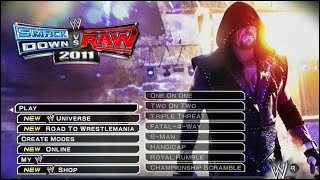 WWE Smackdown VS Raw 2011 Gameplay - Inferno Backstage Steel Cage Ladder & MORE Gameplay SVR 2011 ||