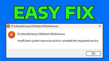 How To Fix Insufficient System Resources Exist to Complete the Requested Service