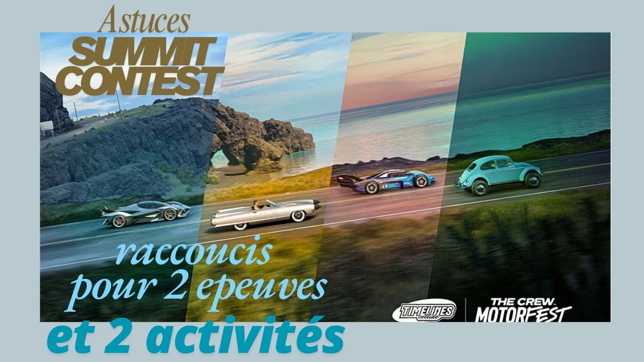 Le Point Summit, raccourcis pour 2 épreuves et 2 activités