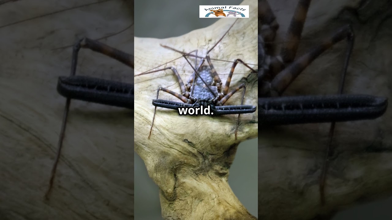 Whip scorpion : This Insect Shoots Acid