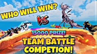 I Made Teams Compete For 15K Mushrooms Creatures Of Sonaria