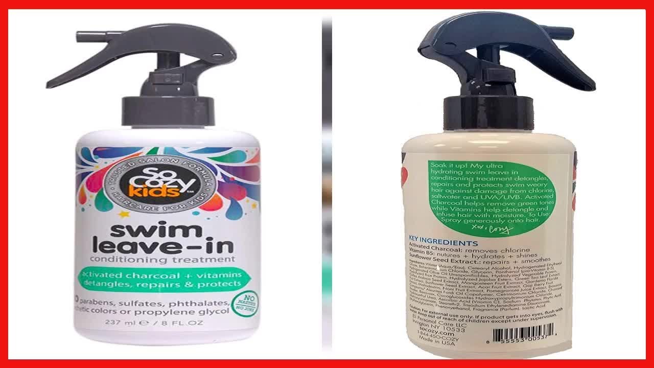 SoCozy Swim Spray LeaveIn Treatment & Conditioner For Kids Hair