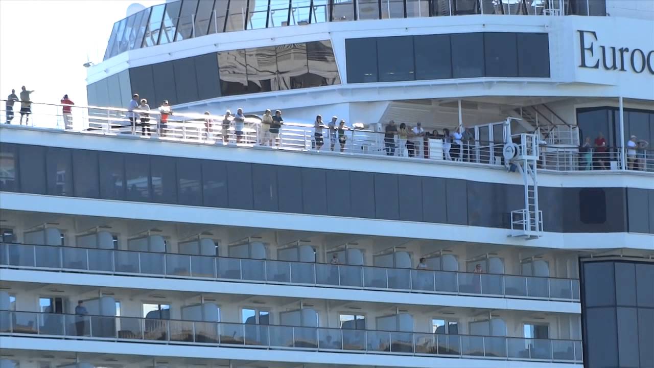 Eurodam departing Port Everglades on 3/9/14